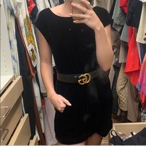 Backless Velvet Jumpsuit BCBG Maxazria